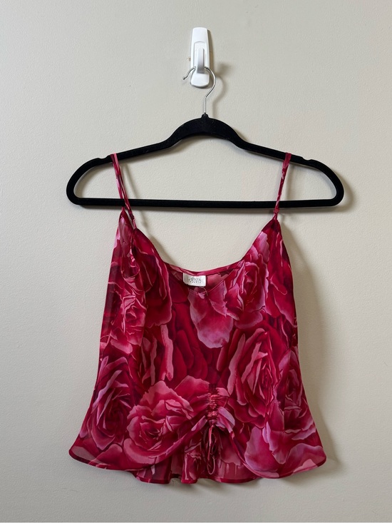 La SENZA Other - La Senza Lingerie Y2K floral print pink ruched cami tank top